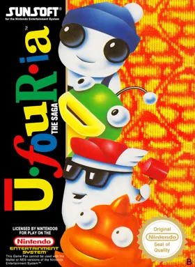 Ufouria - The Saga (USA) (Proto 1) box cover front